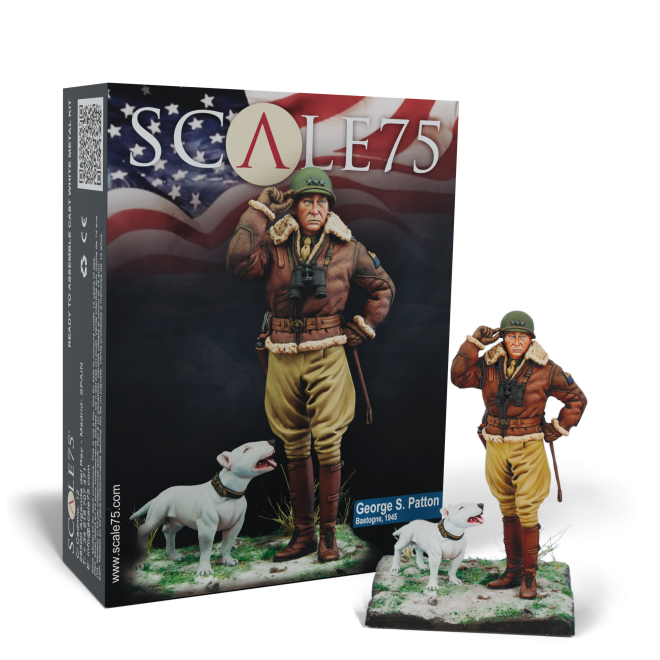 Scale 75 Figures World At War George S. Patton 1945 75mm (2)