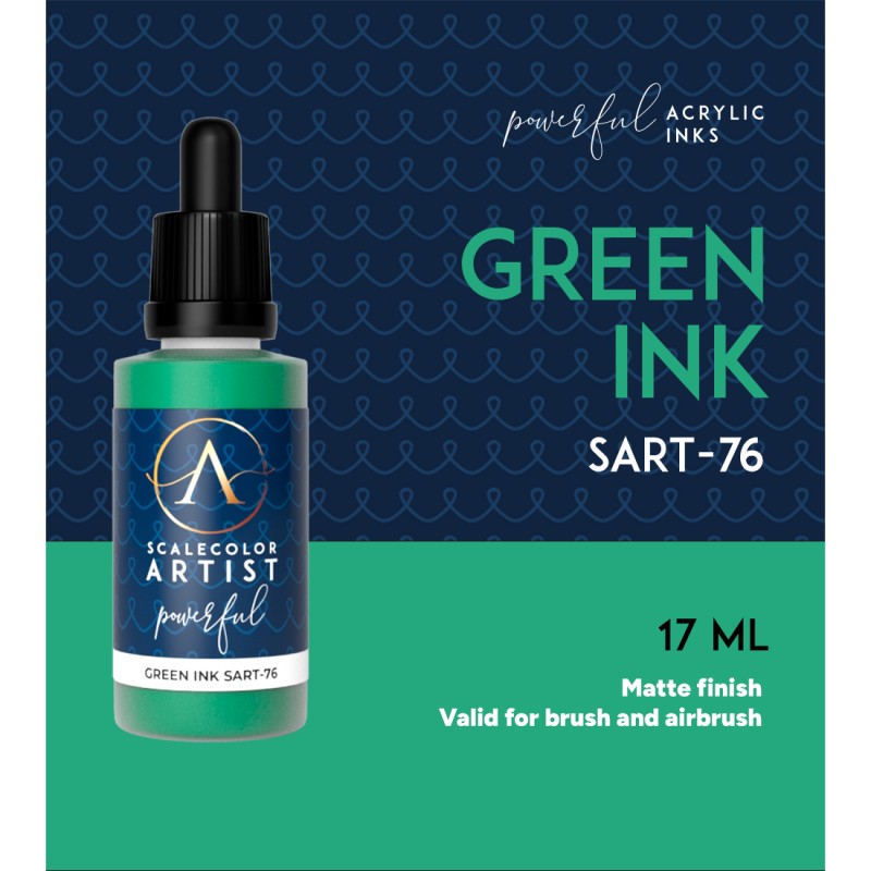 Scale 75 SART-76 Scalecolor Artist Green Ink 20ml (9210242859245)