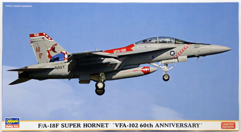 Hasegawa 02165 1/72 F/A-18F Super Hornet VFA 60th Anniversary Limited Edition