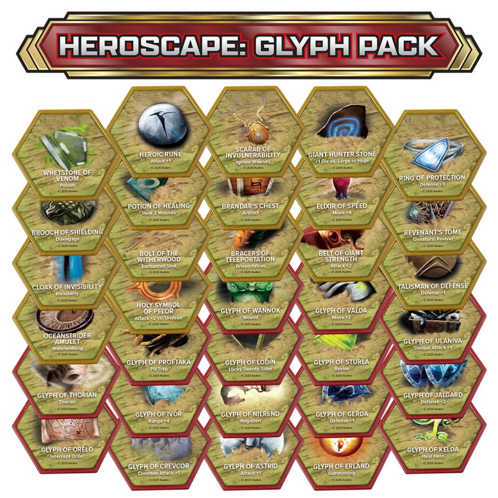 Heroscape RGS02798 Glyph Pack