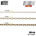 Green Stuff World Hobby Chain 4mm Antique Bronze (1 meter)