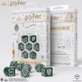 Q Workshop Harry Potter. Slytherin Modern Dice Set Green