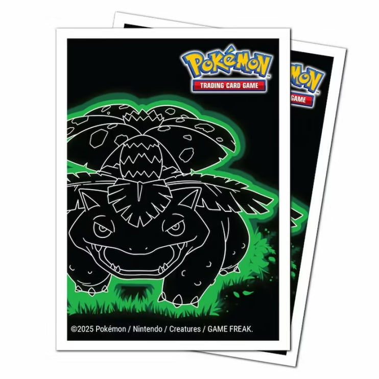 Ultra Pro Pokemon Neon Kanto Venusaur 105 Count Apex Sleeves - UP16655