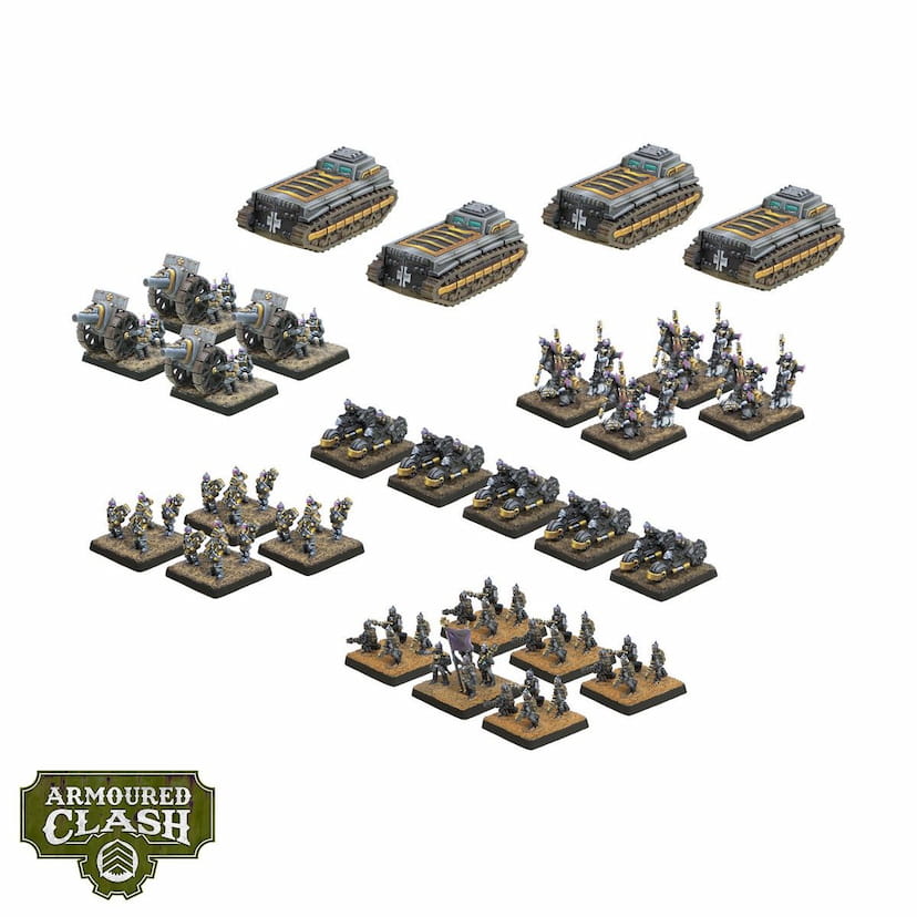 Warcradle Armoured Clash: Imperium Infantry Regiment