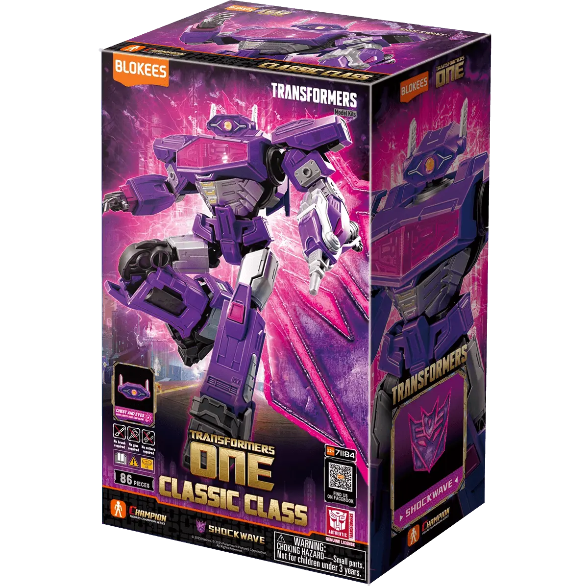 Blokees Transformers CC-18 Transformers ONE Shockwave 71184