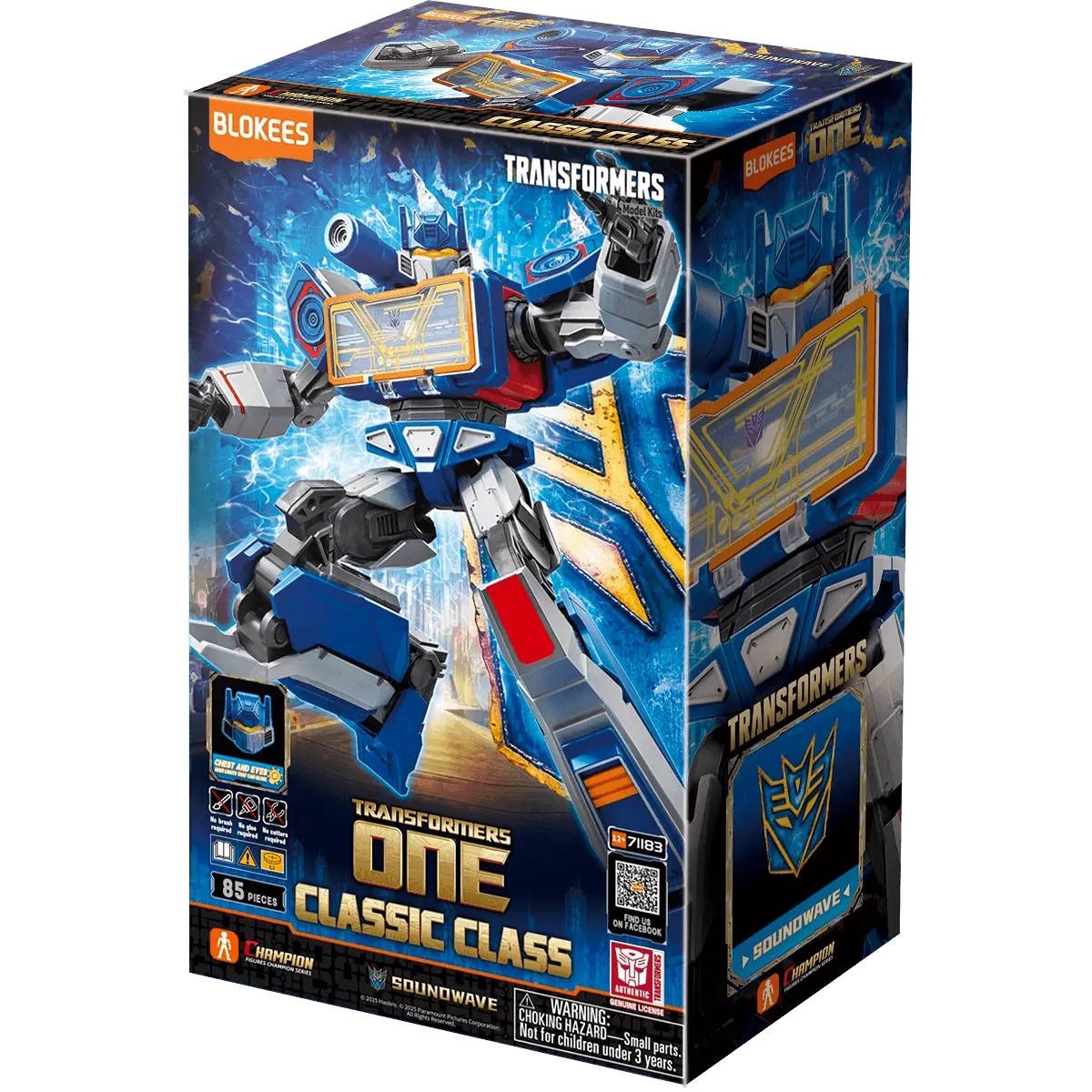 Blokees Transformers CC-17 Transformers ONE Soundwave 71183