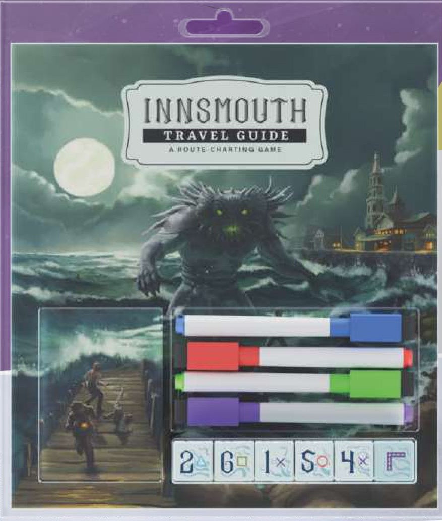 Crowd Games LLC CGA18002 Innsmouth Travel Guide a Route Charting Game