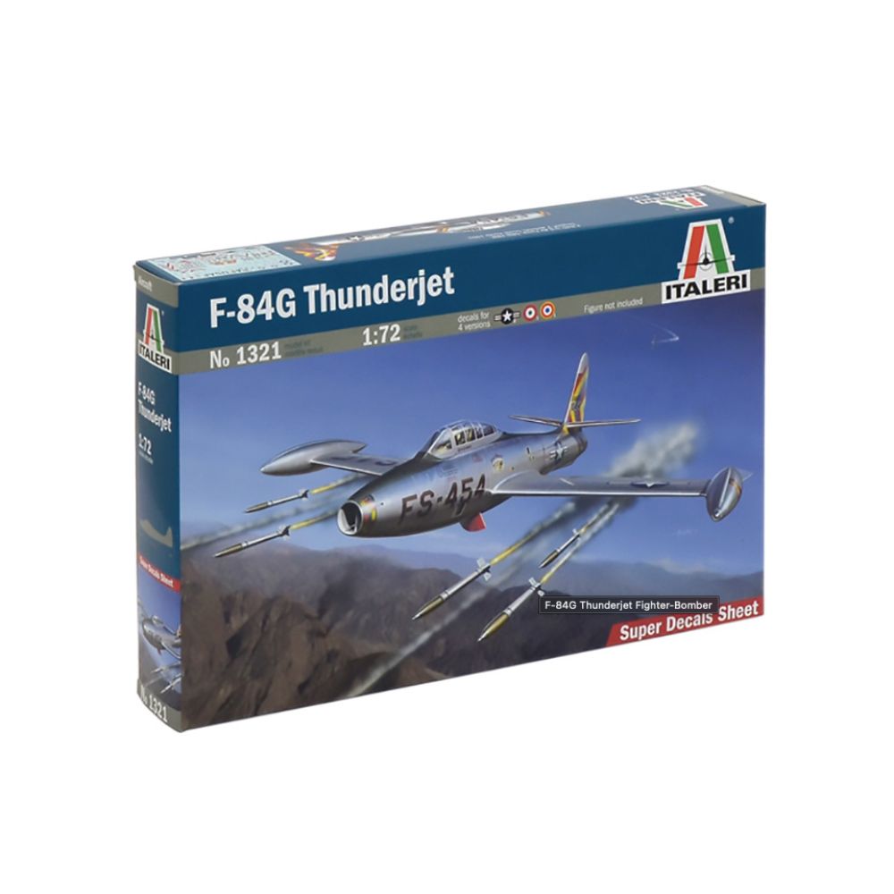Italeri Thunderjet Aircraft Model Kit 1/72 - 1321