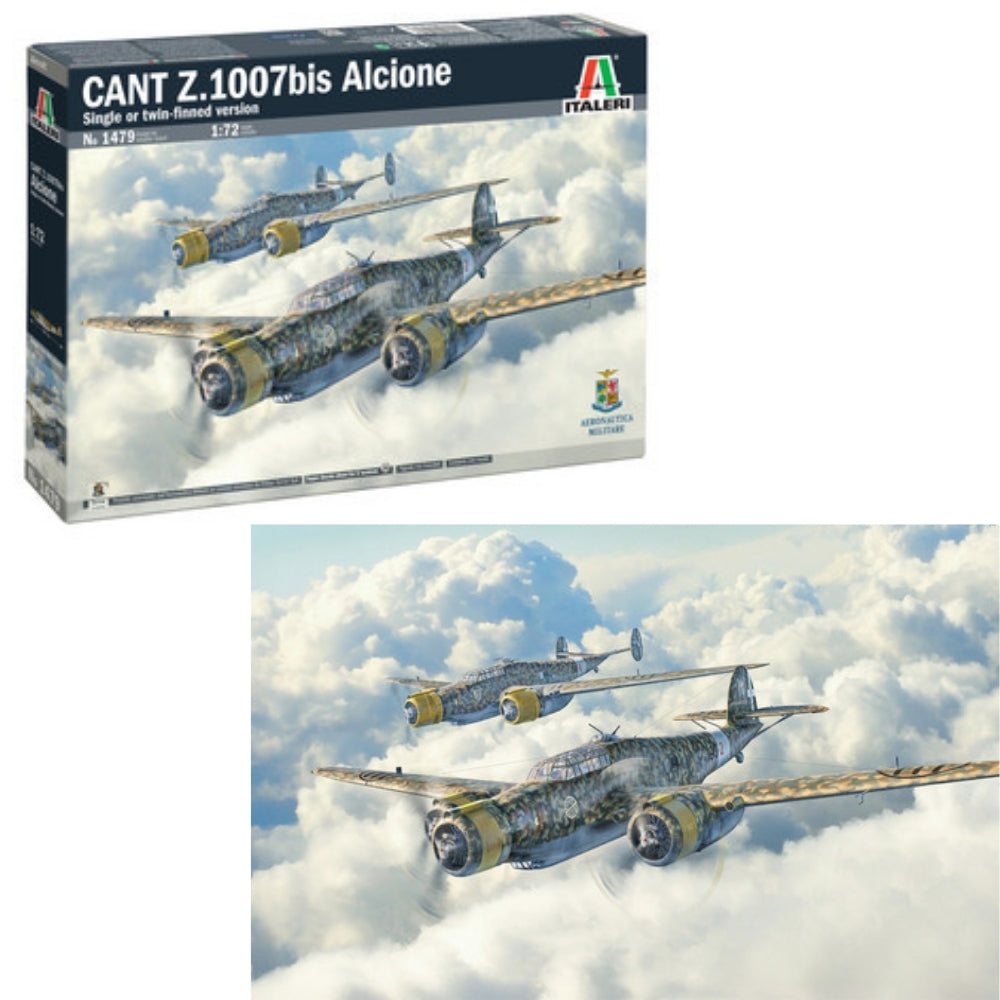 Italeri Z.1007 Alcione Aircraft Model Kit 1/72 - 1479