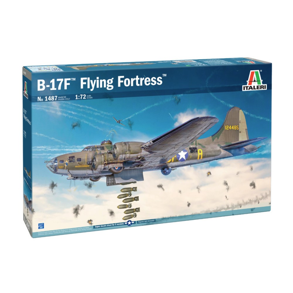 Italeri Flying Fortress Aircraft Model Kit 1/72 - 1487