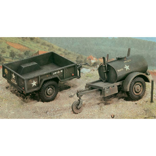 Italeri Cargo Trailer M101 with 250gal Tank Military Accessory
