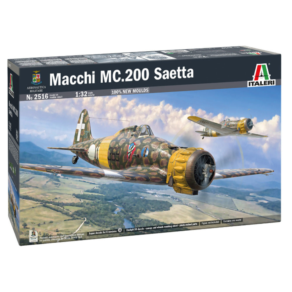 Italeri Macchi C.200 Aircraft Model Kit 1/32 - 2516