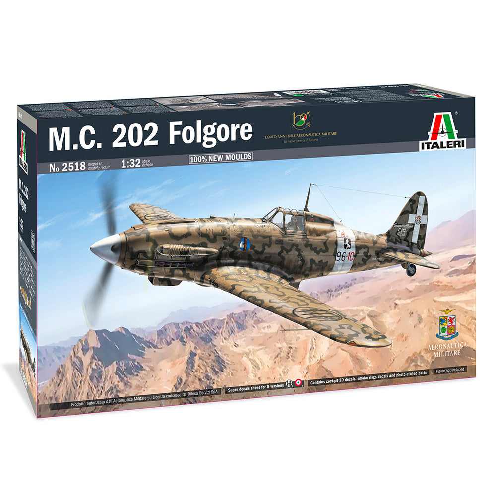Italeri Macchi MC.202 Folgore Aircraft Model Kit 1/32 - 2518