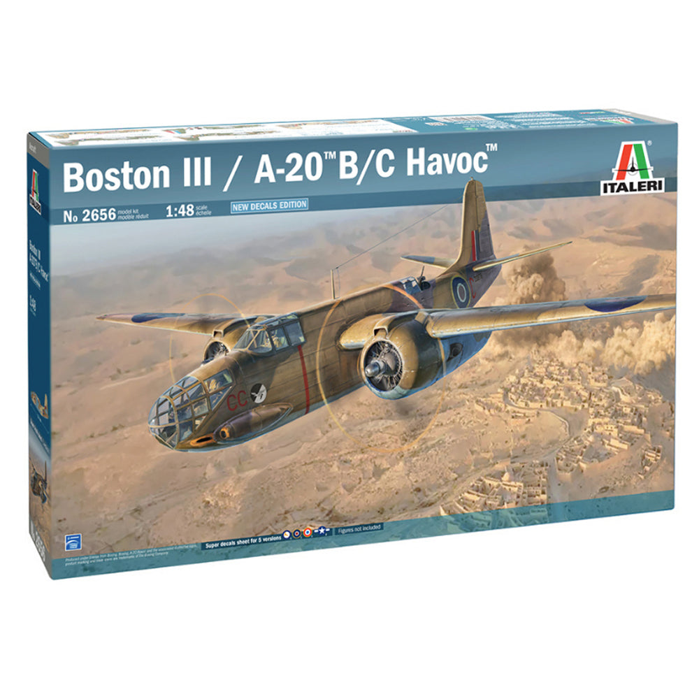 Italeri A-20B/Boston III Aircraft Model Kit 1/48 - 2656
