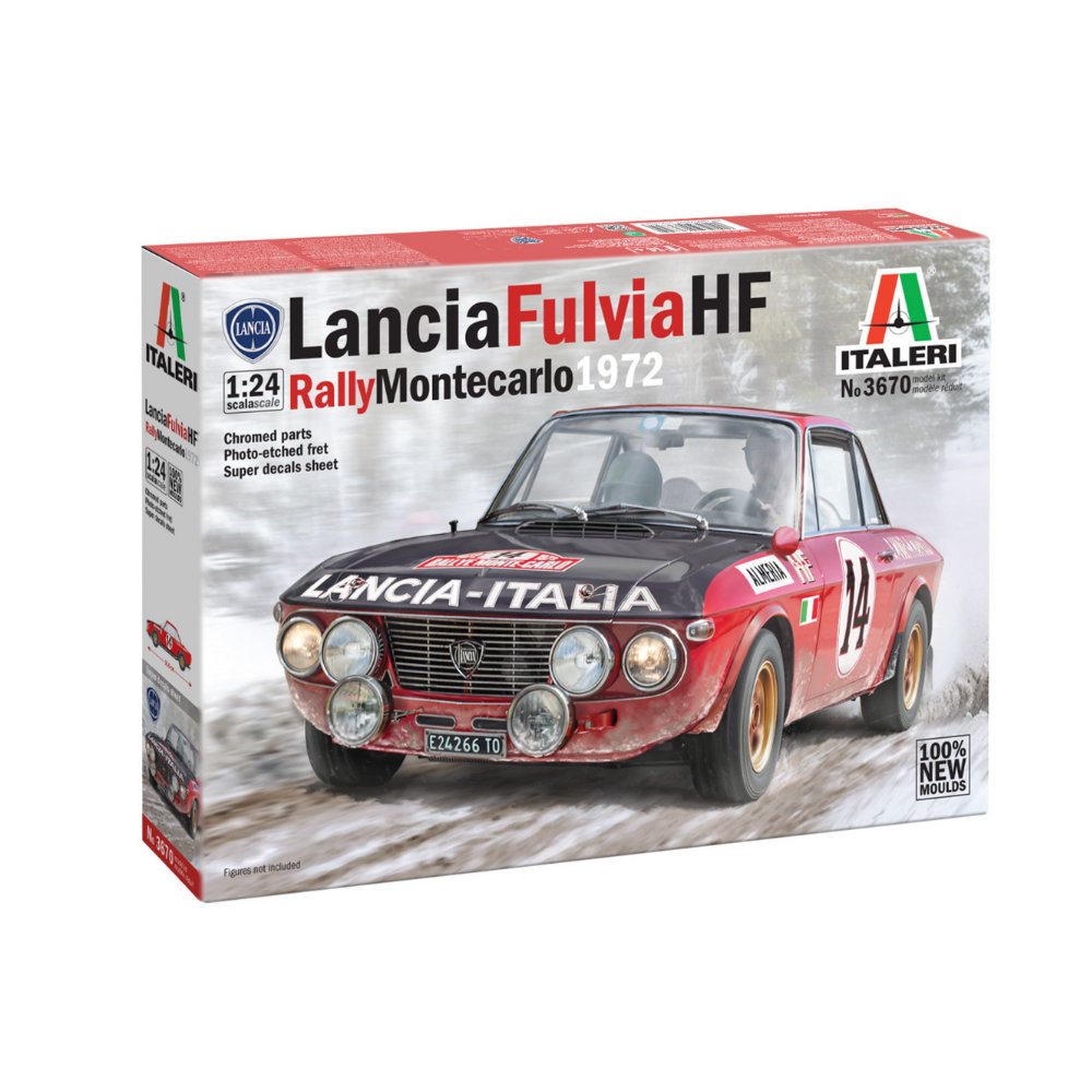 Italeri Lancia Fulvia HF Rally Monte Carlo '72 Car Model Kit