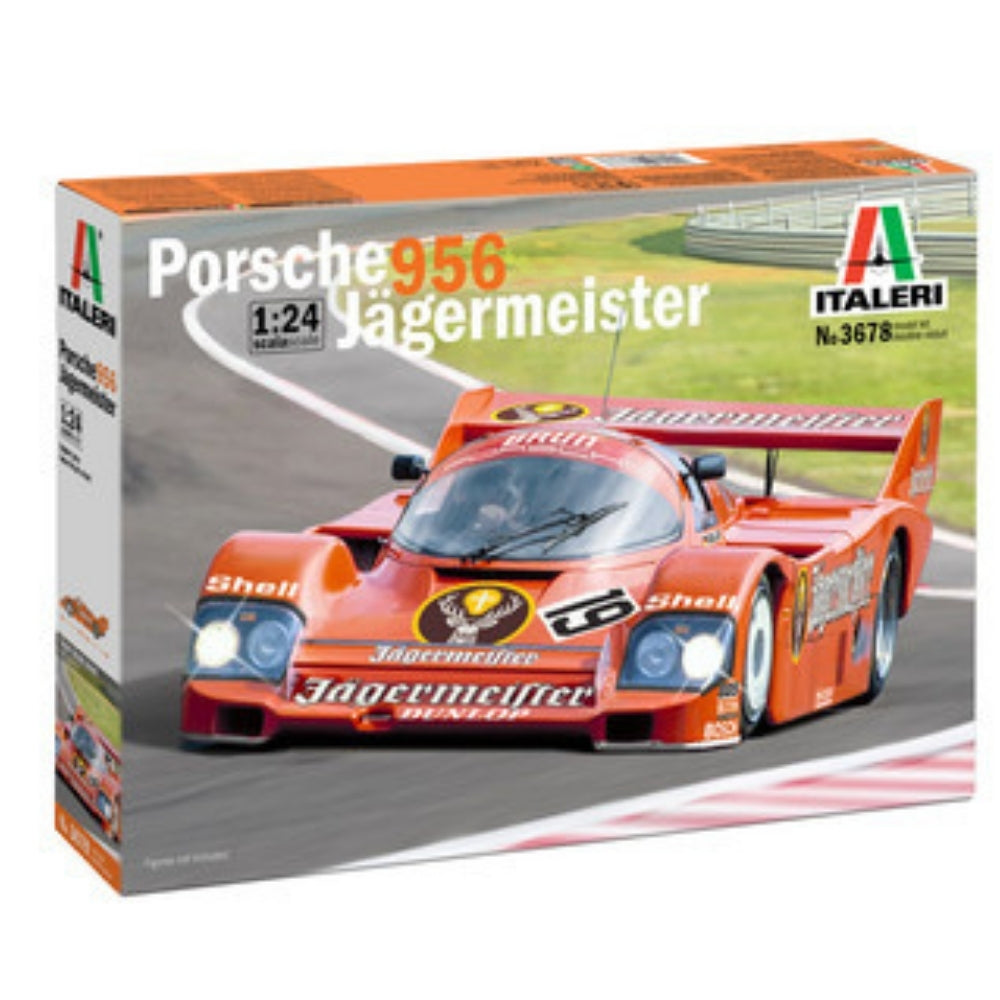 Italeri Porsche 956 Jägermeister Car Model Kit 1/24 - 3678