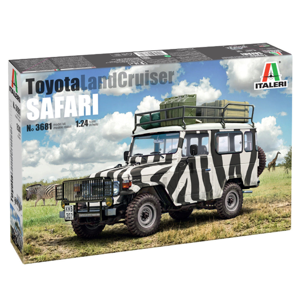 Italeri Toyota Land Cruiser Safari Truck Model Kit 1/24 - 3681