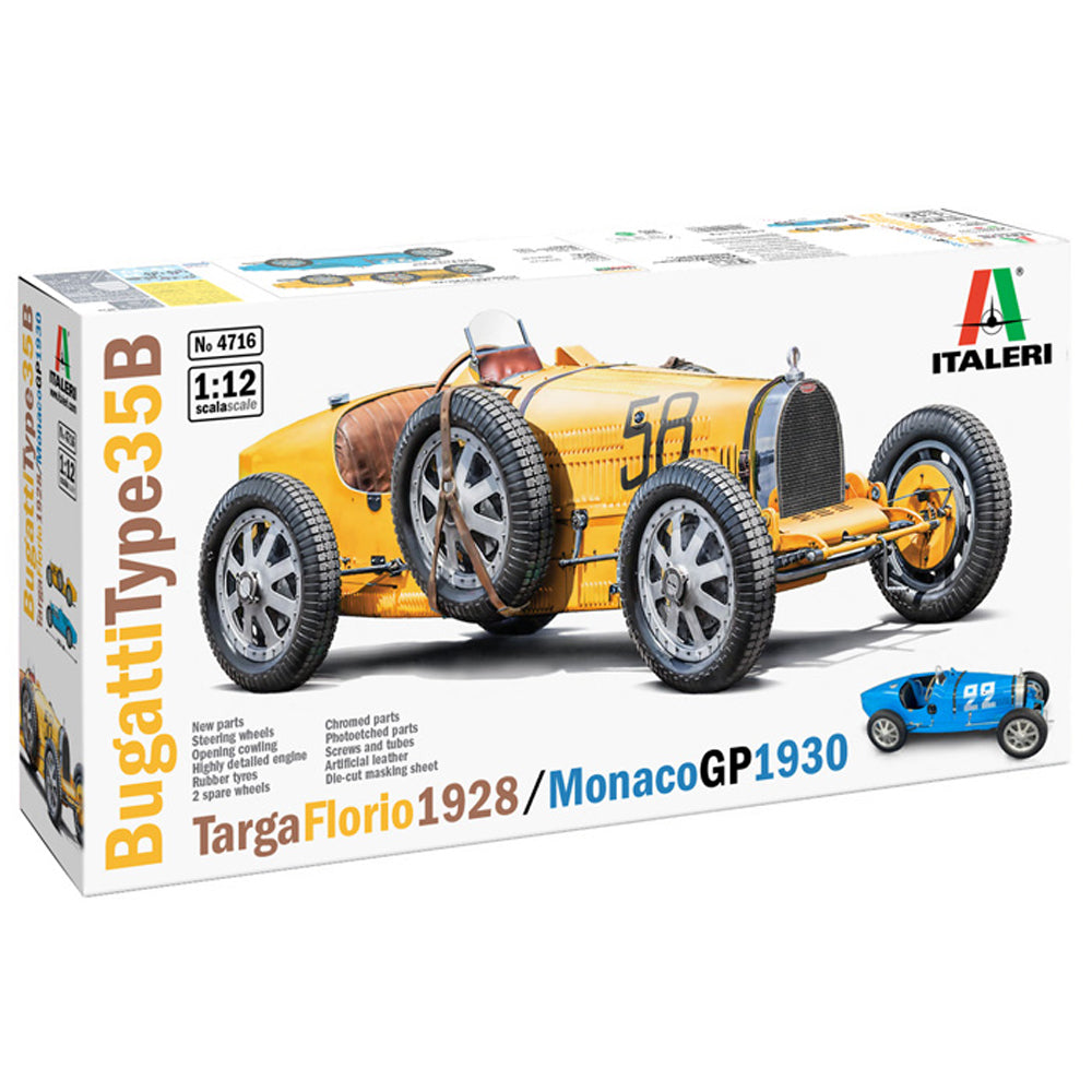 Italeri 1/12 Bugatti T35B Targa Formula/Grand Prix Monaco