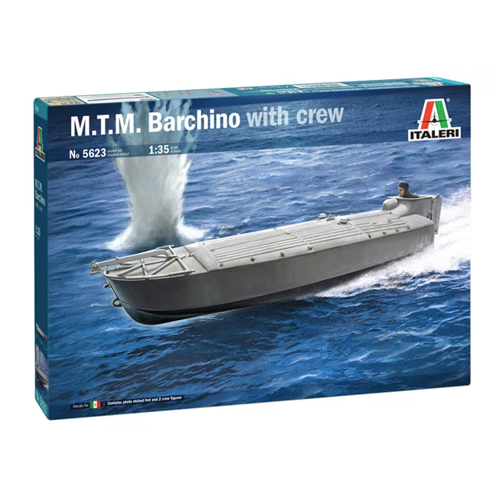 Italeri Barchino with Crew Ship Model Kit 1/35 - 5623