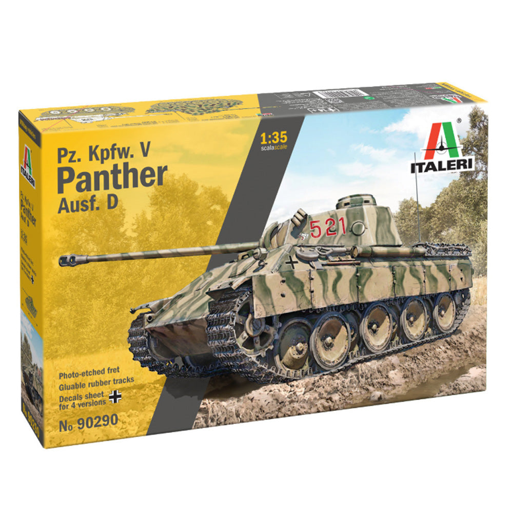 Italeri Pz. Kpfw. V Panther Ausf. D Military Vehicle Model Kit
