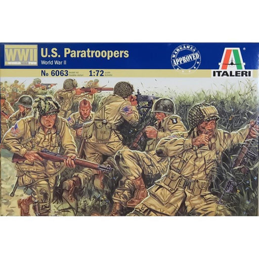 Italeri 6063 1/72 WW2 US PARATROOPS - Hobby City NZ (7647759597805)