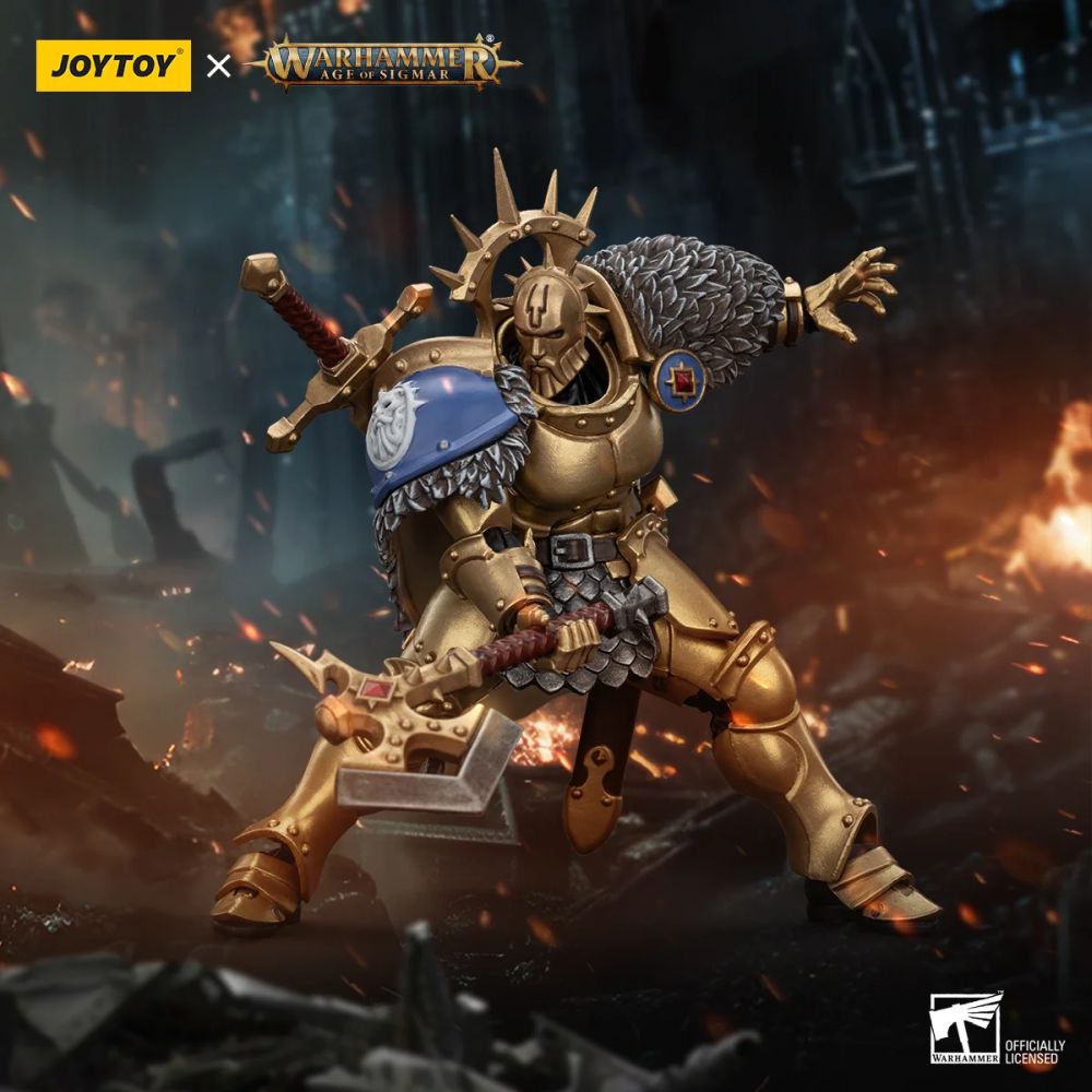 Warhammer Collectibles JT00904 1/18 Scale Stormcast Eternals The Blacktalons Hendrick The Silver Wolf