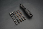 Koswork 1/4" Drive Hex Wrench Nut Driver Set 1.5/2.0/2.5mm Hex 5.5/7mm Tool