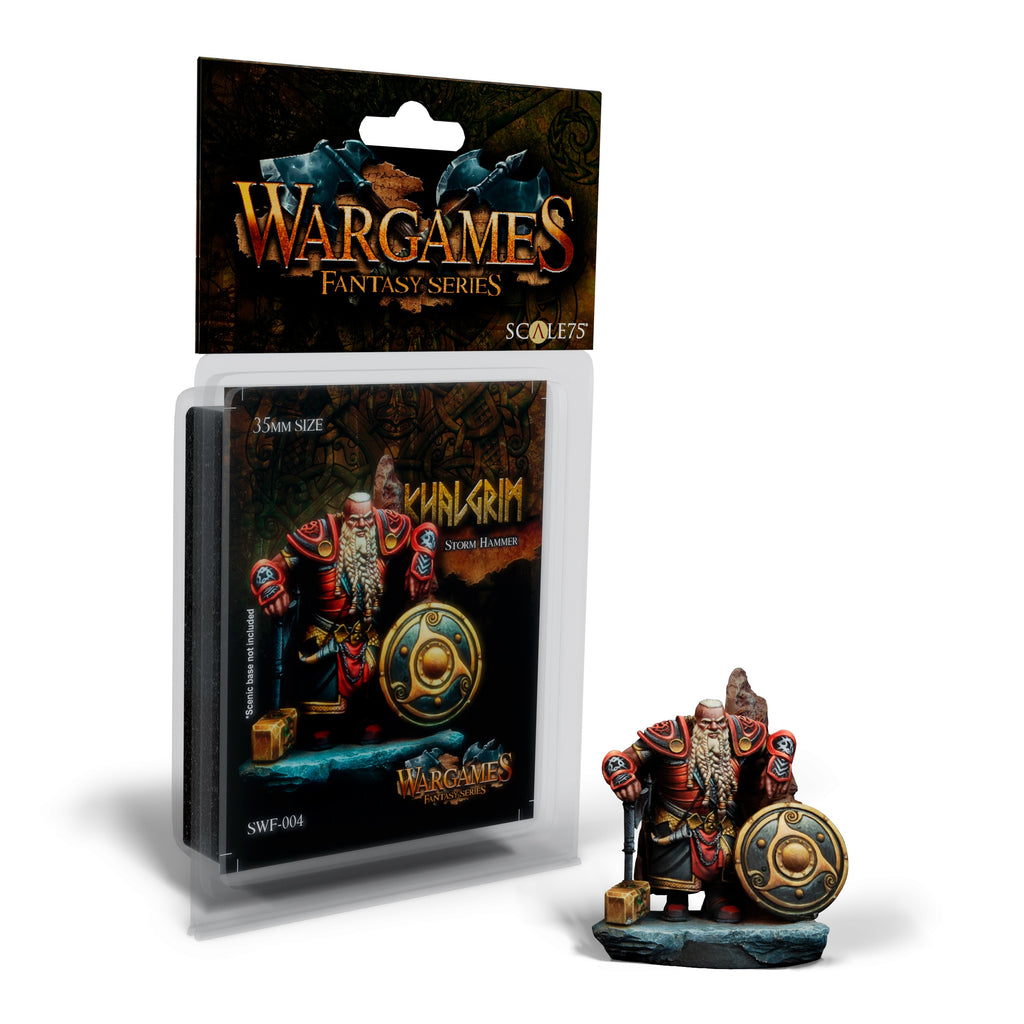 Scale 75 Figures Fantasy Wargames Kalgrin Storm Hammer 35mm (4)