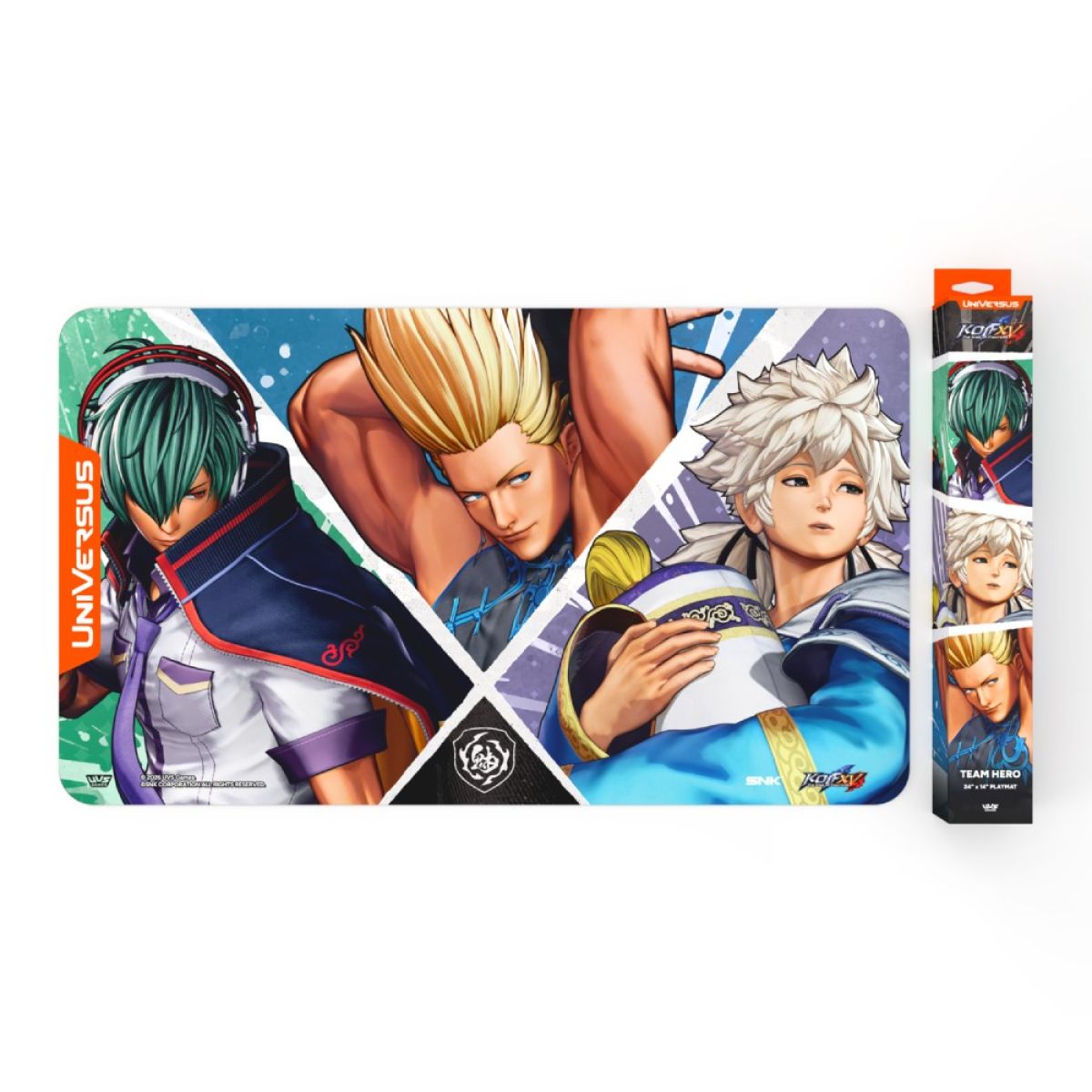 UniVersus KF04-PM The King of Fighters XV: Team Hero Playmat (9255895498989)