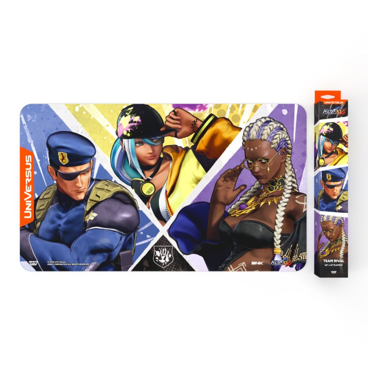 UniVersus KF05-PM The King of Fighters XV: Team Rival Playmat (9255895531757)