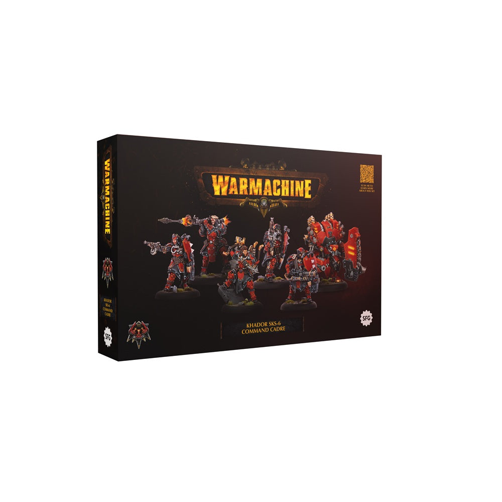 Steamforged Games SFIK-KDR221 Warmachine Khador SKS-6 Command Cadre (HIPS)