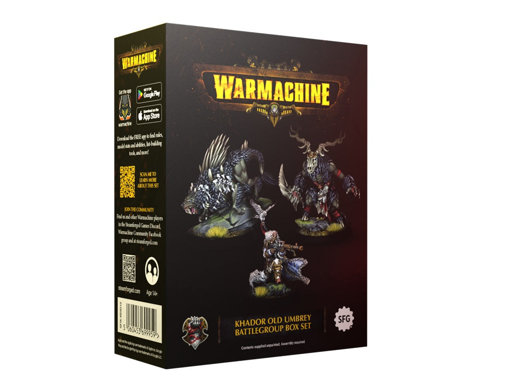 Steamforged Games SFIK-KDR210 Warmachine Khador Old Umbrey Battlegroup Box