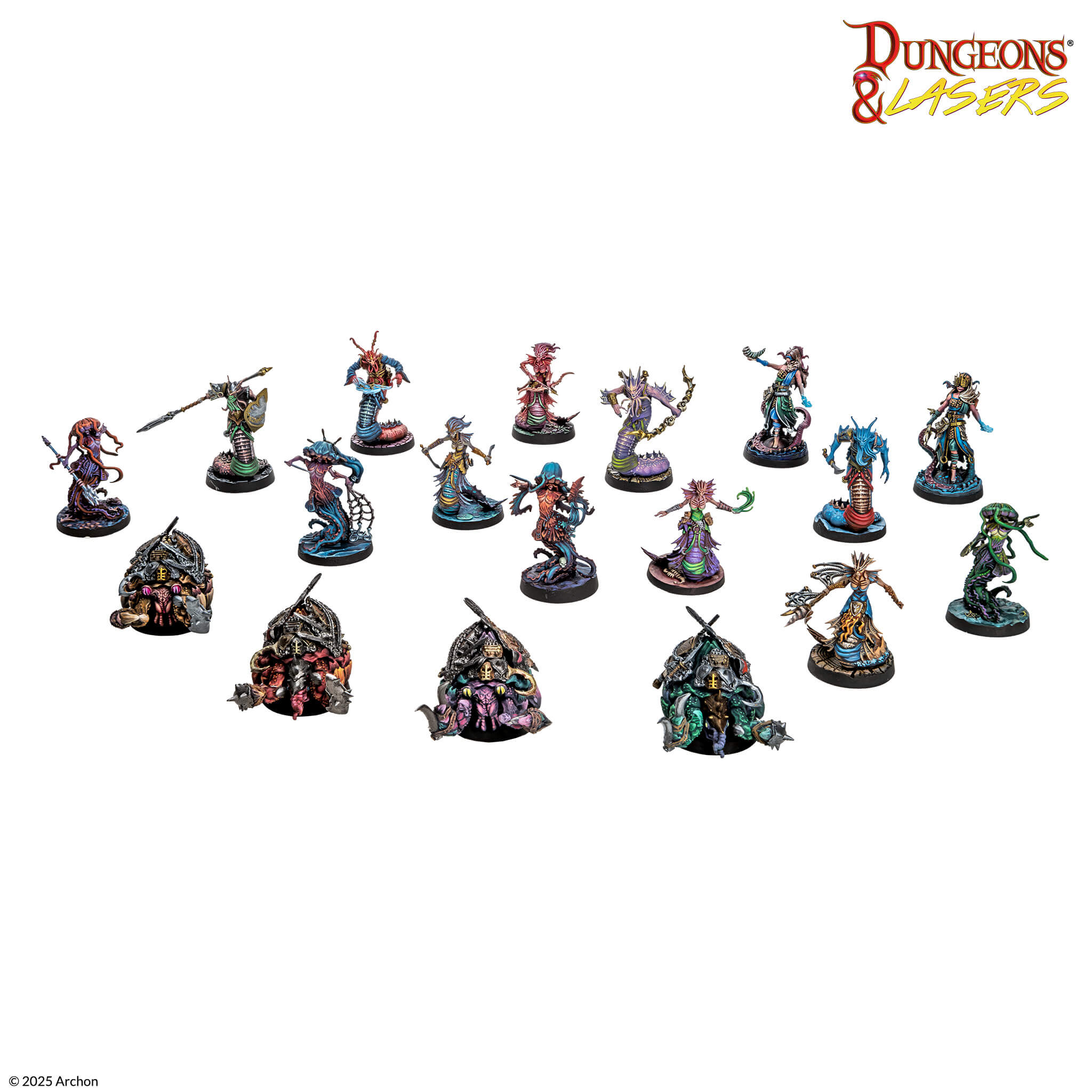 Archon Studio DNL0110 Dungeons & Lasers Miniatures Kingdom Of The Deep