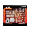 WizKids 90121 Deep Cuts Unpainted Miniatures: Towns People: Castle Castle 2 (9003817631981)