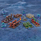 Mantic Games MGKWM127 Kings of War 2 Player Starter Set Battle For The Coral Gate