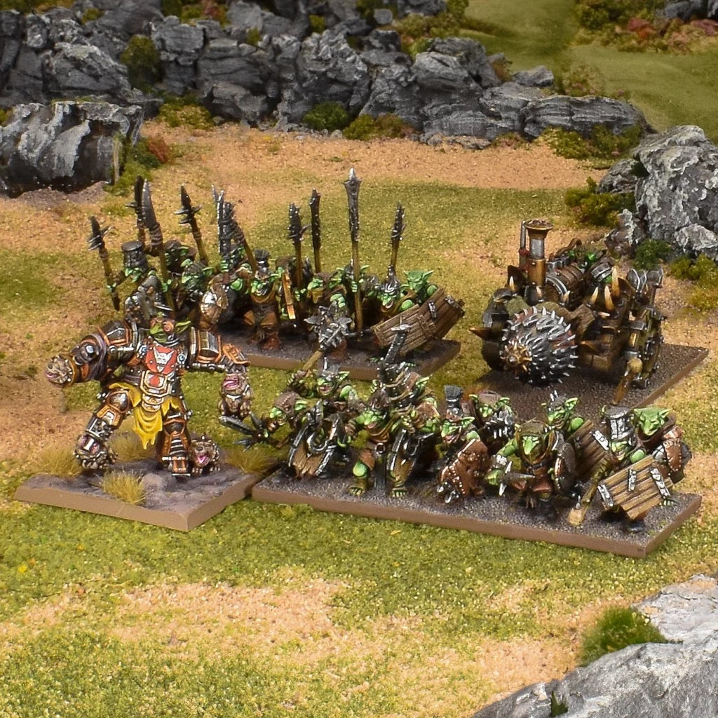 Mantic Games MGKWG111 Kings of War Champions Grunk Blackclaw Company Box