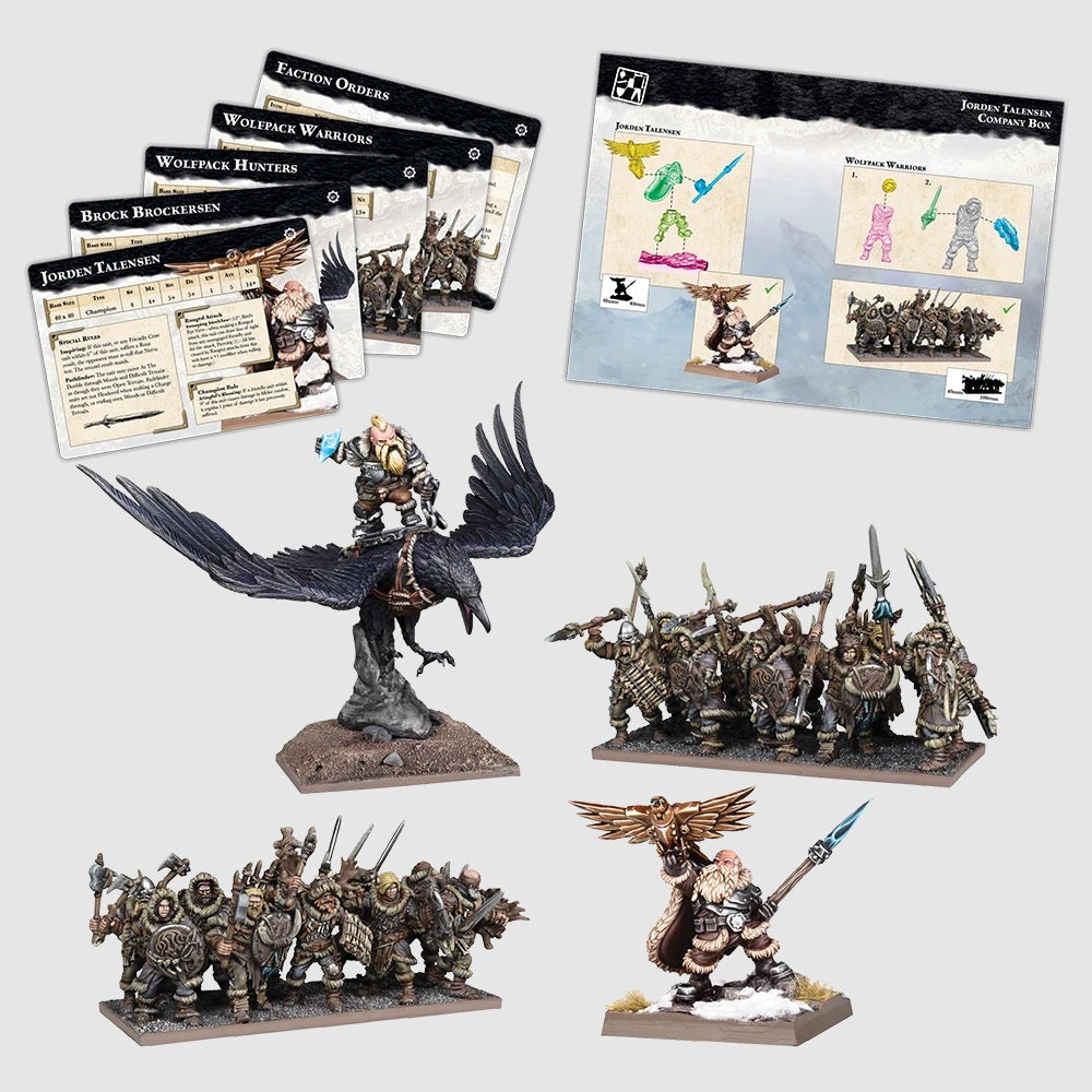 Mantic Games MGKWL106 Kings of War Champions Northern Alliance Jorden Talensen Company Box