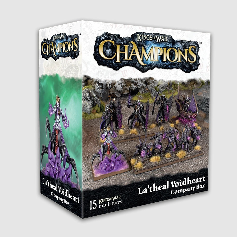Mantic Games MGKWV104 Kings of War Champions Twilight Kin Latheal Voidheart Company Box