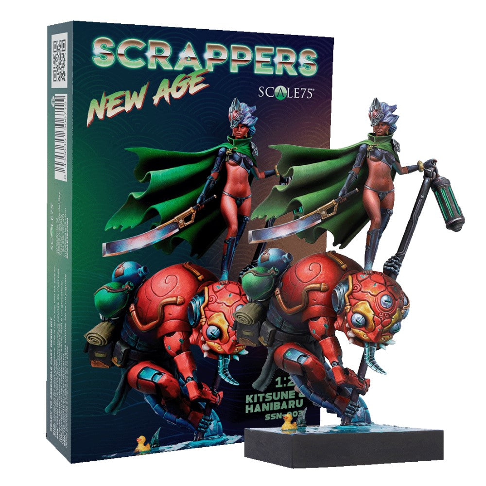 Scale 75 Busts New Age Scrappers Kitsune & Hanibaru 75mm (38)
