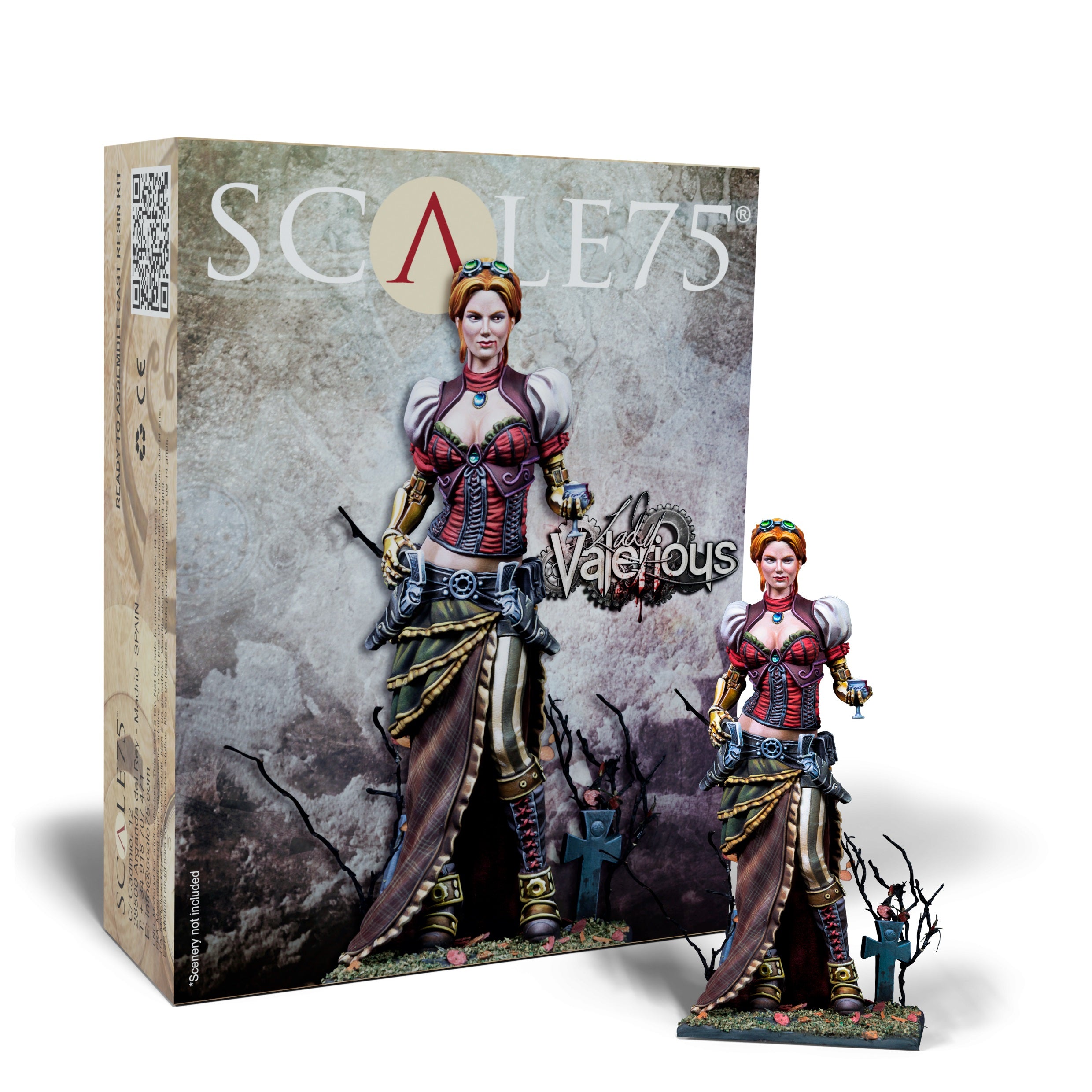 Scale 75 Figures Steam Wars Lady Valerious 75mm (39)