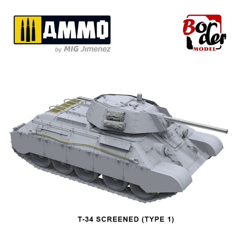 Border Models Border Model 1/35 T-34 Screened (Type 1) (3)