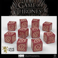Q Workshop GOT/00190166/2025/2/B Game of Thrones Dice Set: Lannister (10 x D6) (9250514993389)