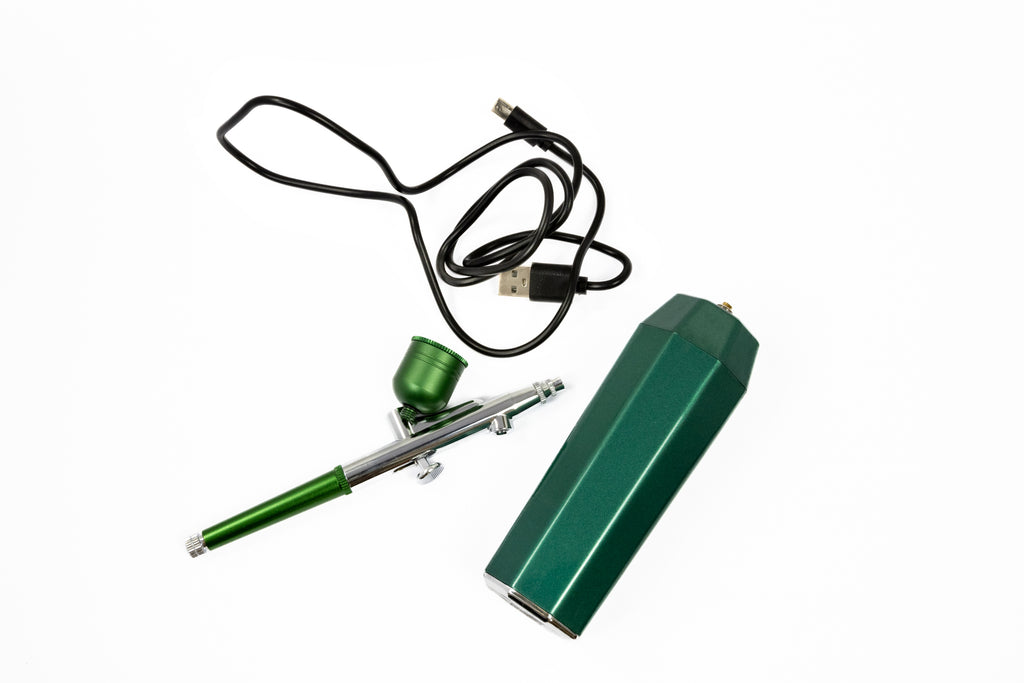 Lets Play Games 253443 Essentials Handheld Air Compressor Green