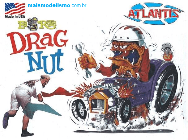 Atlantis Models Ed Roth Drag Nut