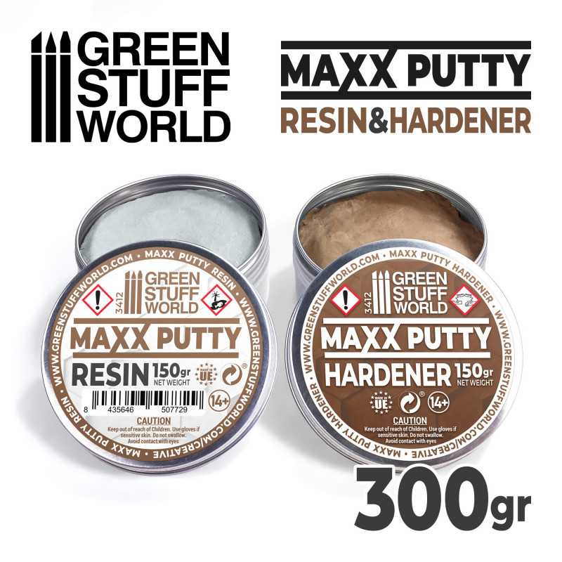 Green Stuff World Masilla MAXX PUTTY (150gr+150gr)