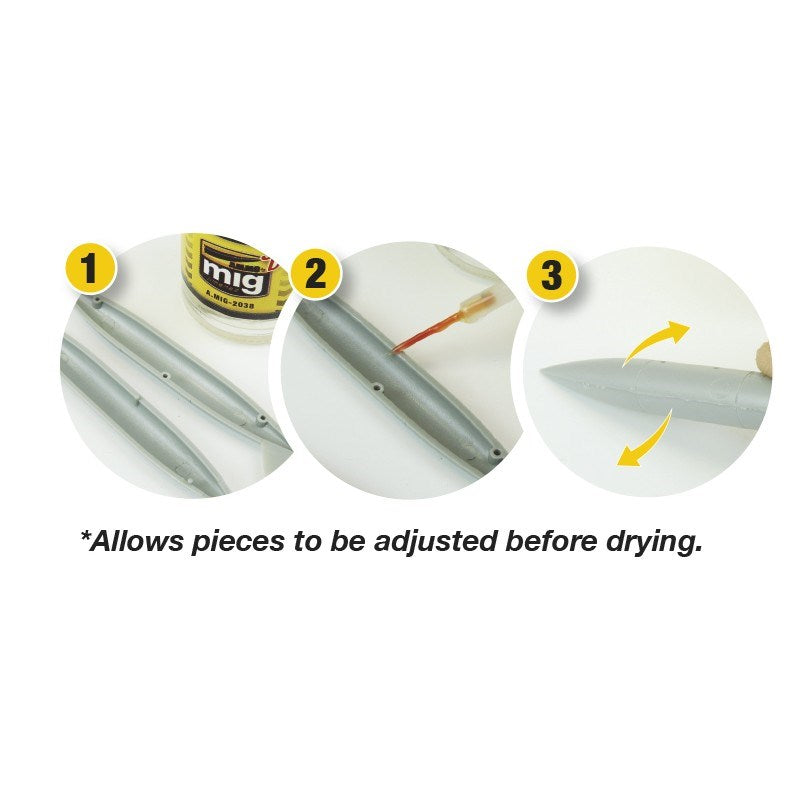 AMMO by Mig Jimenez A.MIG-2038  MEDIUM DENSE CEMENT - SLOW DRY (polyester plastic glue) (8170394747117)