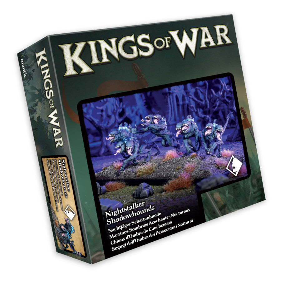 Mantic Games Kings of War Nightstalker Shadowhound Troop - MGKWNS310