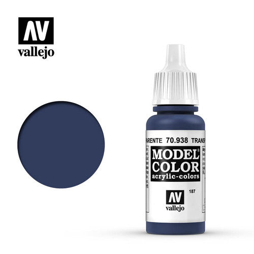 Vallejo Model Colour Transparent Blue 18ml