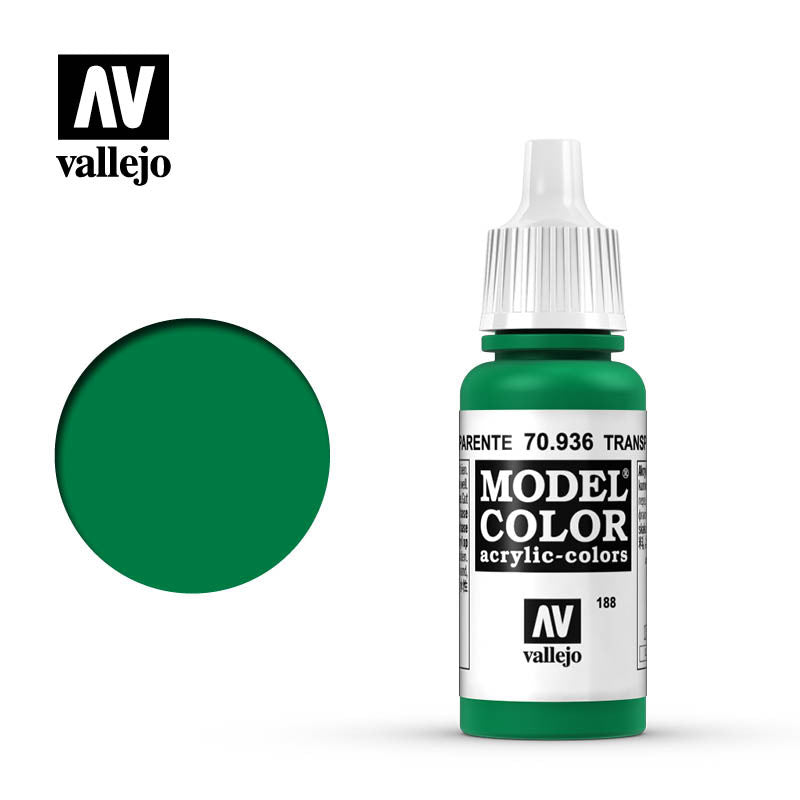 Vallejo Model Colour Transparent Green 18ml