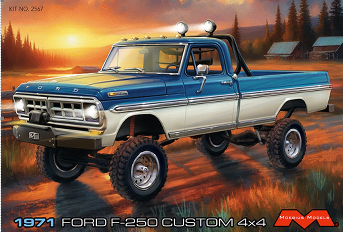 Moebius Models 1/25 71 Ford F-250 Lifted 4x4